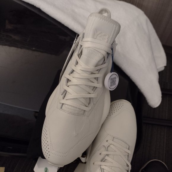 Yohji Yamamoto Y-3 White Sneakers 12.5 - Picture 12 of 16